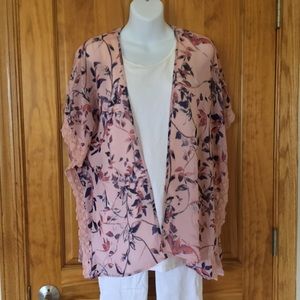 Motherhood maternity kimono style blouse S/M